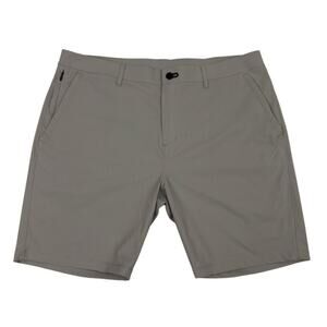 Public Rec Work Day Shorts Mens 38 Gray Chino Performance 8 Inseam Casual
